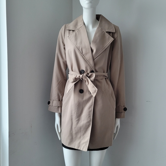 NWT Vero Moda Berta Double-Breasted Trench Coat Jacket XS - Picture 4 of 15